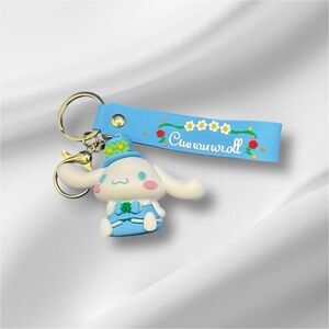 Cinnamoroll Keychain - Blue